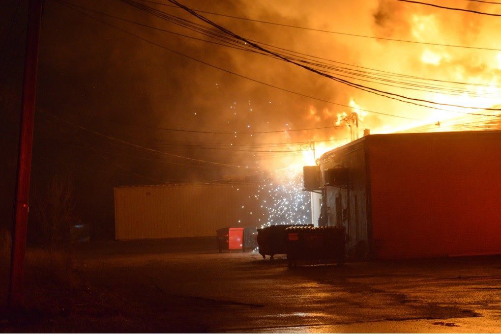 Lake Station fire